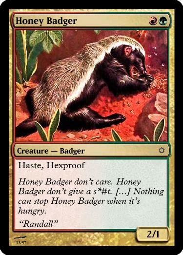 Mtg Honey Badger By Derskizzierer On Deviantart