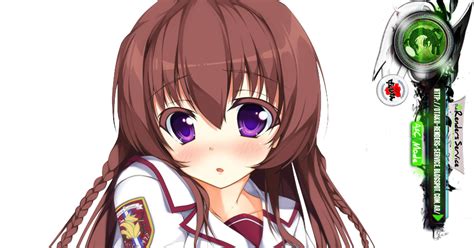 Moe Library Seifuku Girl Kawaiii Render Ors Anime Renders