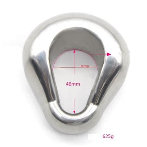 New Oval Ball Stretcher Weight Testicle Weights Stainless Scrotum