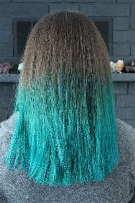 Manic Panic Amplified Voodoo Blue Color Turquoise Dip Dyed Hair Mermaid Hair Dip Dye