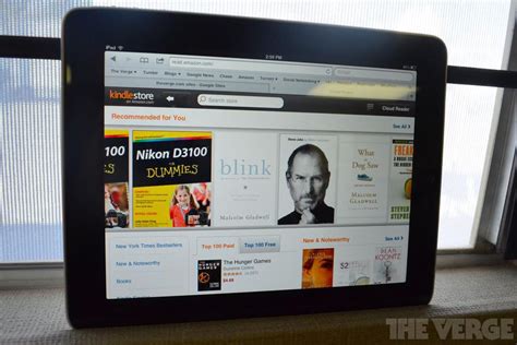 Amazons Kindle Store And Cloud Reader Optimized For Ipad Use The Verge