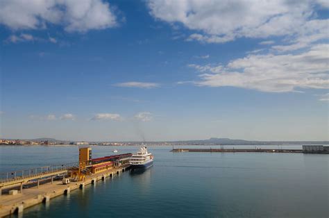 Hd Wallpaper Sea Sky Water Ocean Barcelona Pier Harbor Harbour