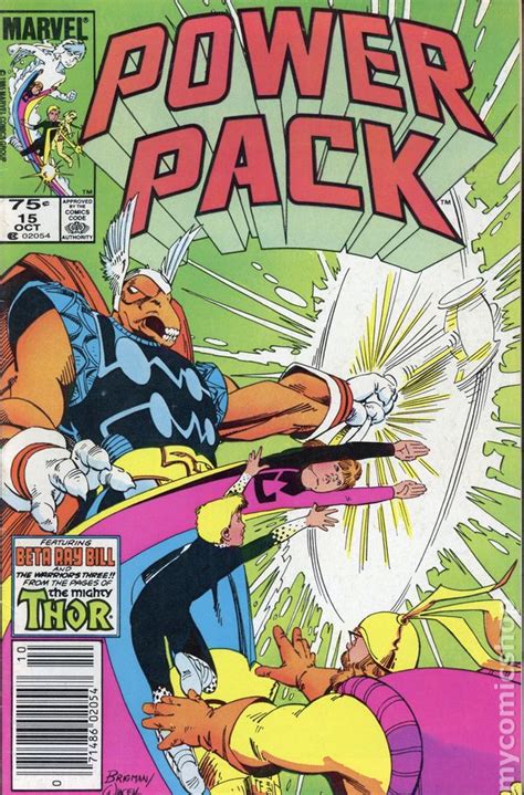 Power Pack 1984 1st Series Canadian Price Variant Comic Books