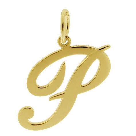 9ct Solid Gold Any Initial Letter Name Pendant Charm Necklace With