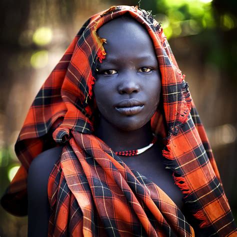Bodi Girl Ethiopia African People African Beauty People