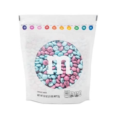 Buy Mandms Milk Chocolate Gender Reveal Candy 2lb Of Bulk Candy For