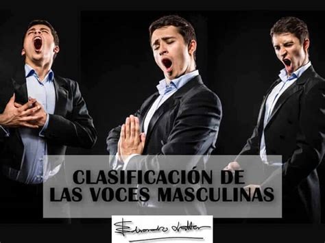 Tipos De Vozes Masculinas
