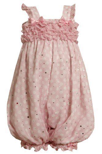 Size 4t Pink Bnj 8642r Pink And White Dots And Ruffles Chiffon