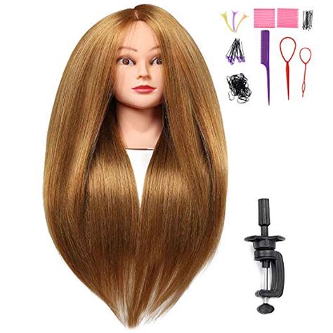 Silky 26 28 Long Hair Mannequin Head With 60 Real Hair Hairdresser