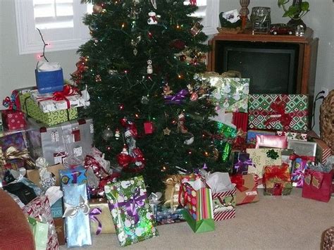 Festive Delights Unwrapping Joy With Christmas Presents Under The Tree