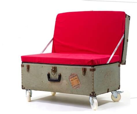 Recycling Suitcases For Modern Chairs Is Fun Suitcases Are Great For