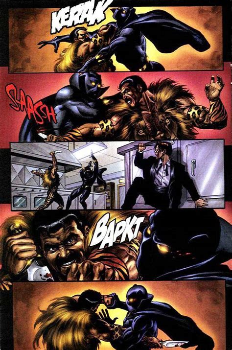 Kraven Vs Black Panther Battles Comic Vine