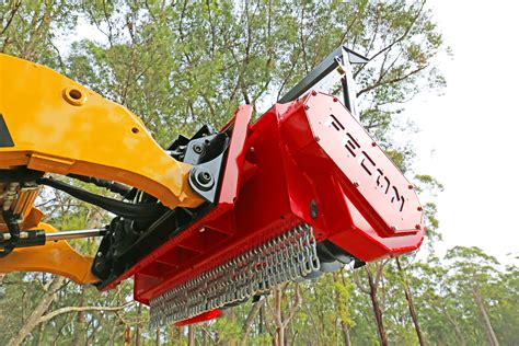 Standard Flow Skid Steer Mulcher Fecon Forestry Attachments