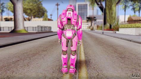 Masterchief Pink From Halo For Gta San Andreas