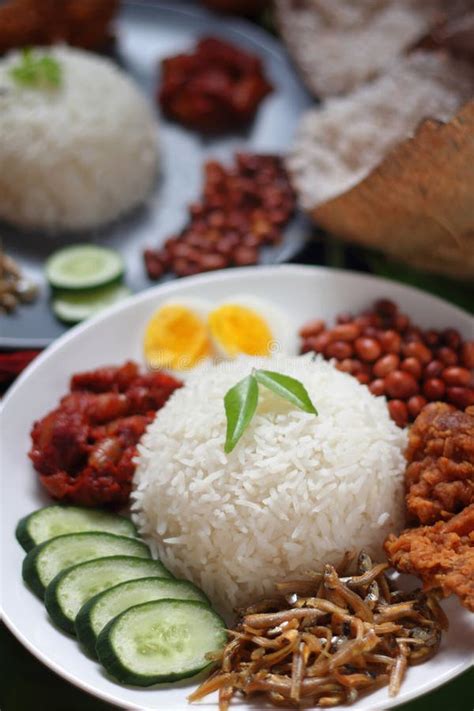 Asian Food Nasi Lemak Stock Photo Image Of Cuisine