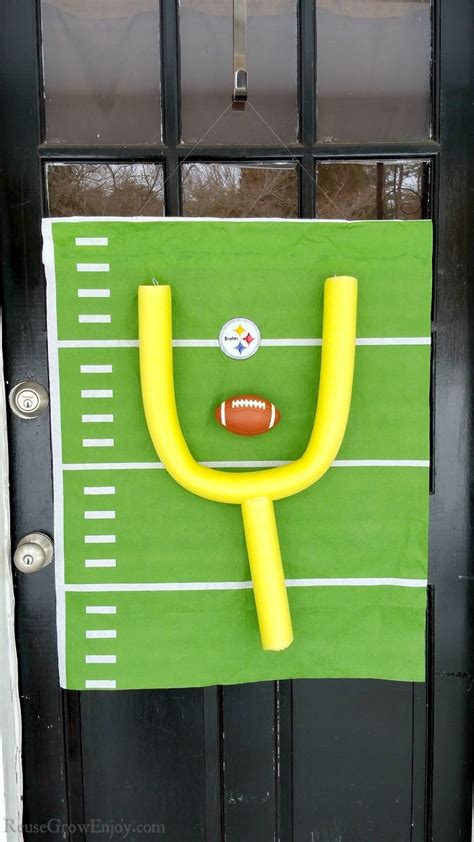 Football Decor Football Wall Or Door Decor Reuse Grow Enjoy