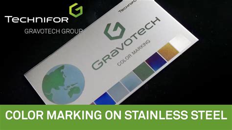 Color Marking On Stainless Steel Youtube