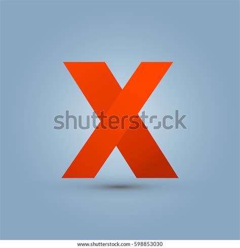 Letter X Icon Logo Template New Stock Vector Royalty Free 598853030