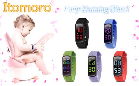 Itomoro Potty Training Watch Baby Reminder Water Resistant