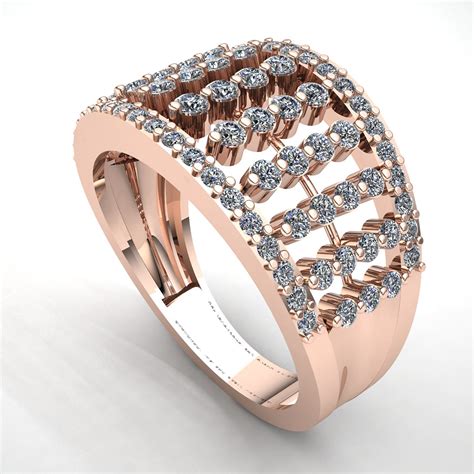 Men's wedding bands & rings. Genuine 5ct Round Cut Diamond Mens Accent Anniversary ...