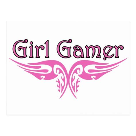 Girl Gamer Postcard