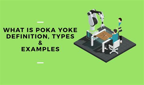 What Is Poka Yoke Definition Meaning With Examples Pdf Riansclub