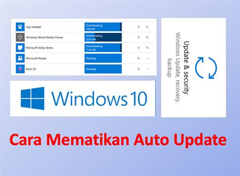 Cara Mematikan Auto Update Windows 10 Pro - IMAJINER AMATIR