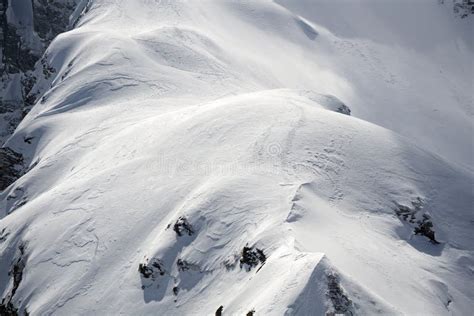 Snowy Mountain Slope Stock Photo Image Of Environment 59938554