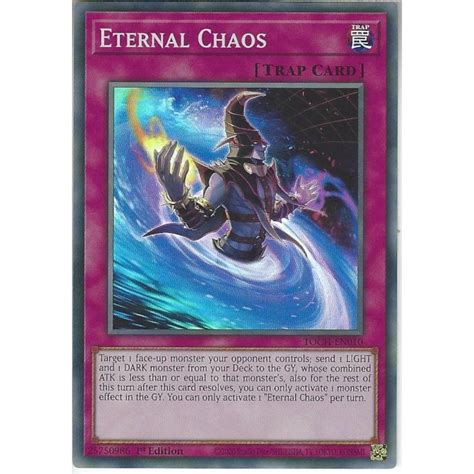 Yu Gi Oh Trading Card Game Toch En010 Eternal Chaos 1st Edition