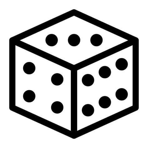 Dice Outline Clipart Best