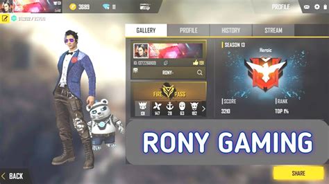 Players freely choose their starting point with their parachute and aim to stay in the safe zone for as long as possible. FREE FIRE LIVE || RONY GAMING || free fire live || rony ...