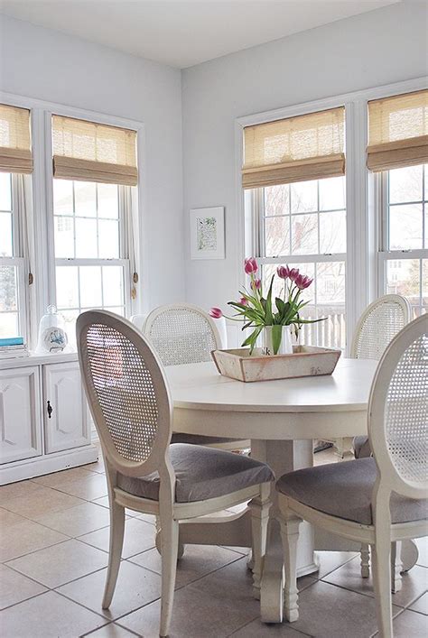 Baths have very little light and have white/ gray blue cultured marble countertops and showers. my favorite paint color: Sherwin-Williams Rhinestone | 11 ...