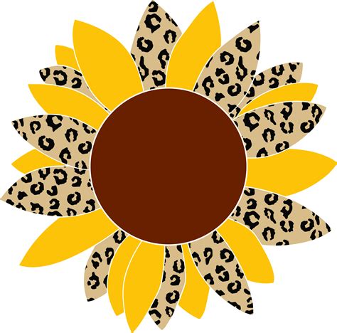 Download Sunflower Svg Transparent Background For Cricut Silhouette