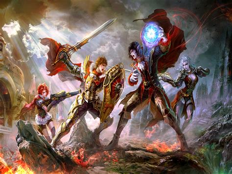 You are a fearless hunter to battle the dark king and his evil knights. Download War Fantasy Wallpaper 1600x1200 | Wallpoper #414752