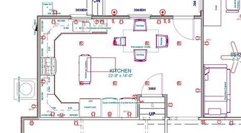 2020 design live (available in north america) is the same desktop application you know and trust, with additional features and functionalities such as configurable cloud content and a new rendering engine, ez render. Drawing A Kitchen Layout | Best Layout Room