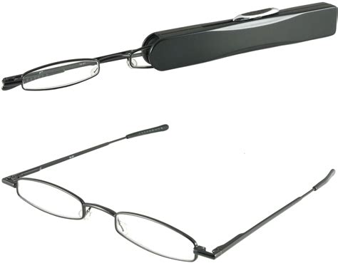 I Mag Mini Metal Spring Hinge Slim Reading Glasses With Hard Case