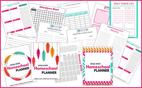 20192020 Printable Homeschool Planner Smart Mom At Home