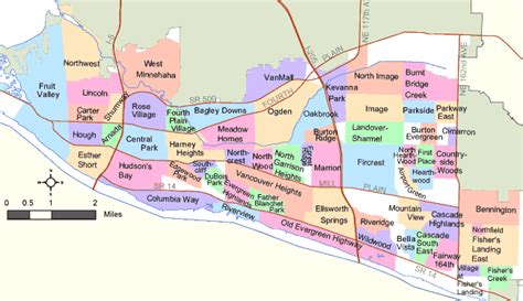 32 Map Of Vancouver Washington Maps Database Source