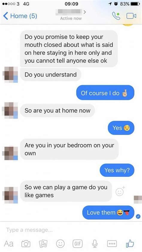 this is how a mother caught the paedophile luring her 13 yo daughter into sex games on facebook