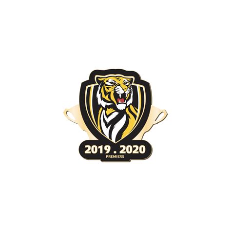 Richmond Tigers 2020 Premiers Back To Back Metal Pin Badge