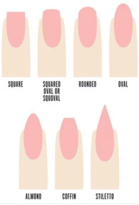 the best nail shapes extensions