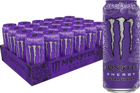 Buy Monster Energy Ultra Violet Sugar Free Energy Drink 16 Fl Oz Pack Of 24 Online At