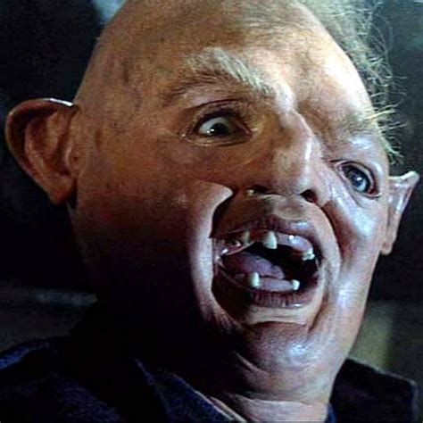 Thanks to the goonies, sloth was able to escape captivity, and we assume he ends up living happily ever after. Sloth from The Goonies - YouTube