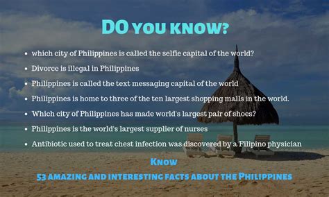 did you know philippines gambaran
