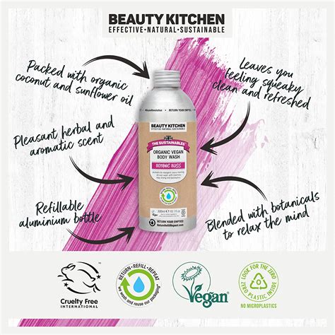 beauty kitchen the sustainables botanic bliss value body kit t bundle organic vegan
