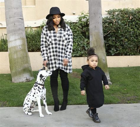 Brooke Valentine Rocks Fashion Nova Black And White Plaid Tunic While