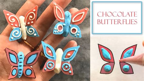 How To Make Mini Chocolate Butterflies Using Wilton Candy Melts Or