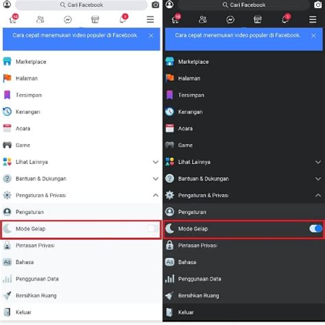Dark mode is simply a way of life these days now that both android and ios officially support it. Cara mengaktifkan dark mode Facebook di HP Android dan PC ...