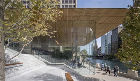 Galería De Apple Store En Michigan Avenue Chicago Foster Partners 1