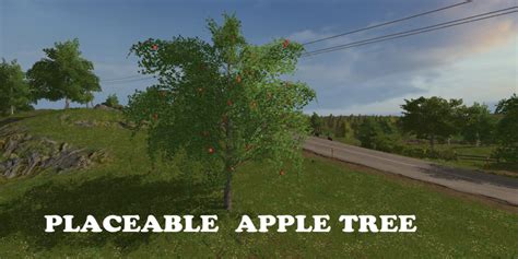 Fs17 Apple Tree Mod V 1 Placeable Objects Mod Für Farming Simulator 17
